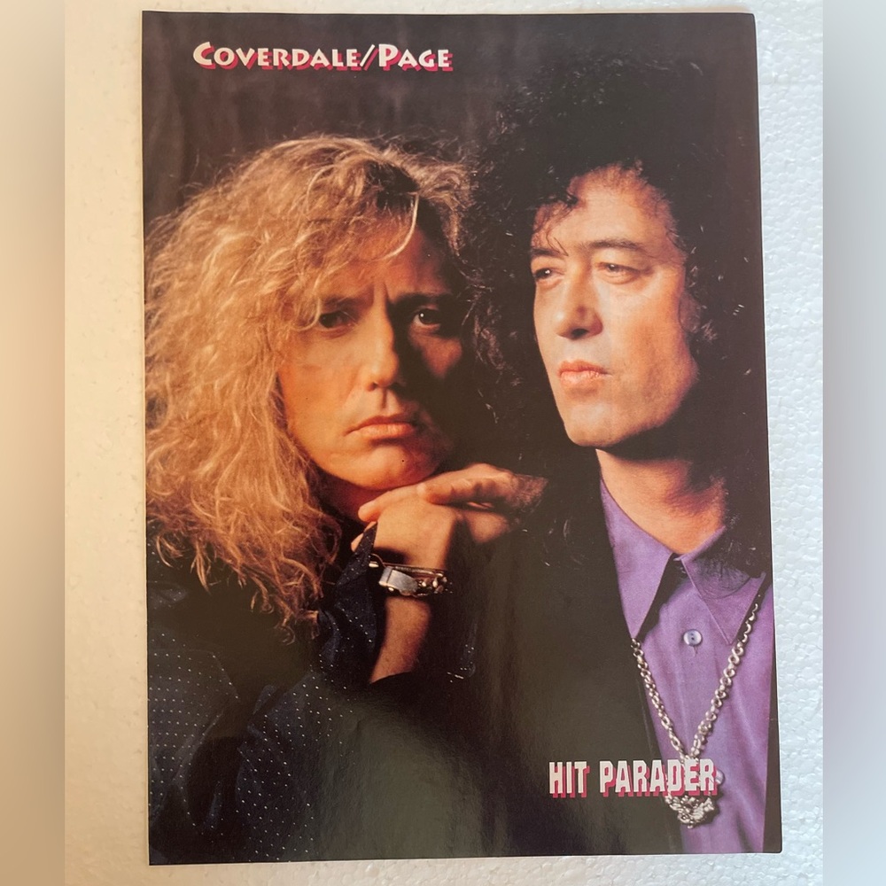 Coverdale/Page Hit Parader Pinup